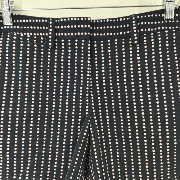 Lands End Not-Too-Low-Rise Polka Dot Shorts Size 2 Stretch Pockets Casual Retro - Picture 5 of 12